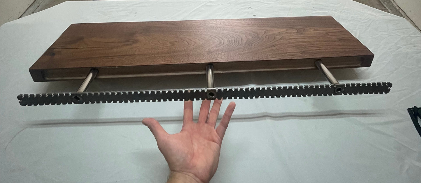 Handmade Walnut Floating Shelf