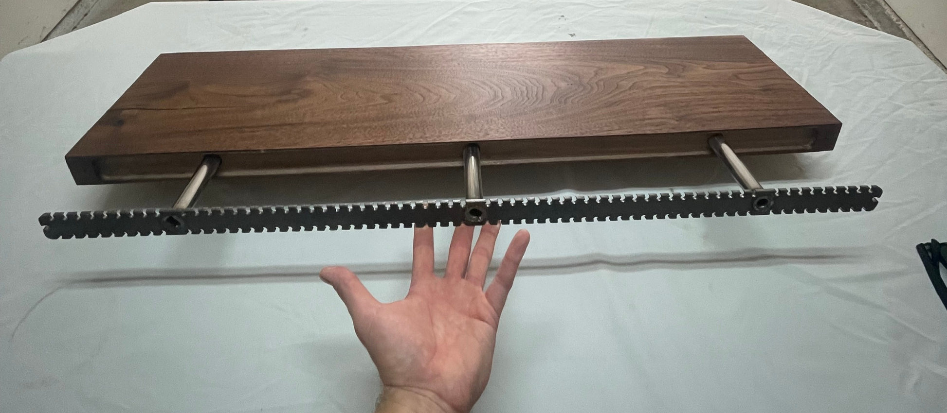 Handmade Walnut Floating Shelf