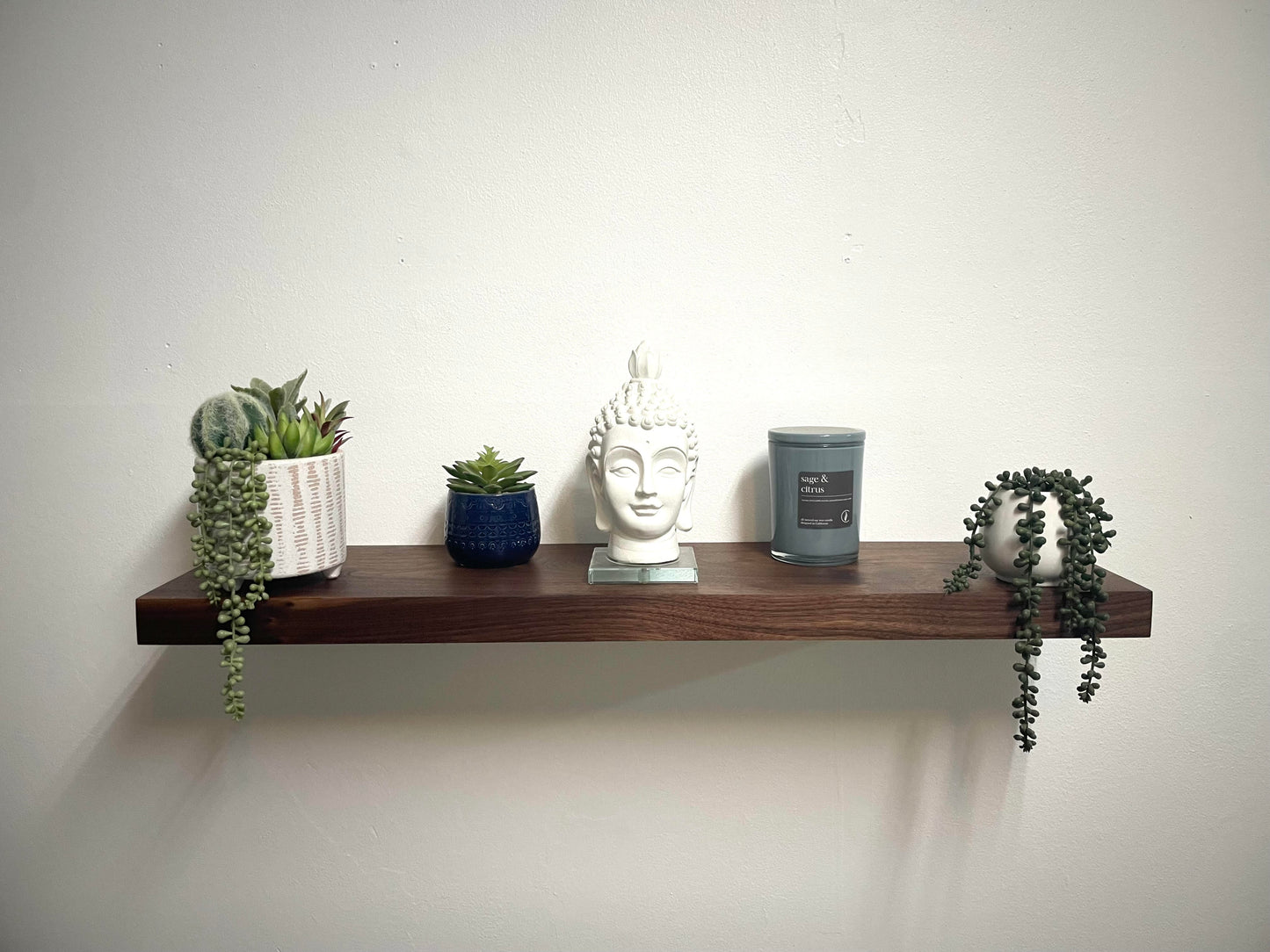 Handmade Walnut Floating Shelf