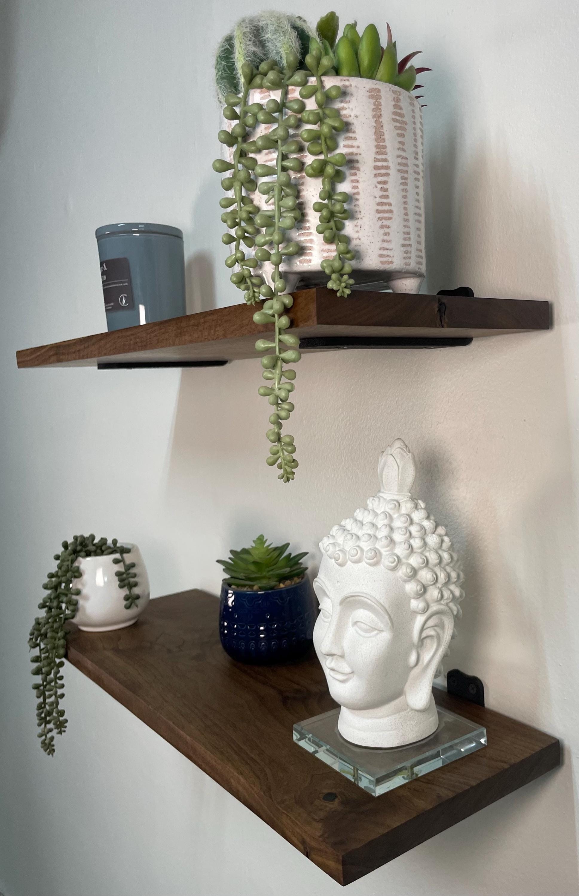 heavy duty solid walnut shelf