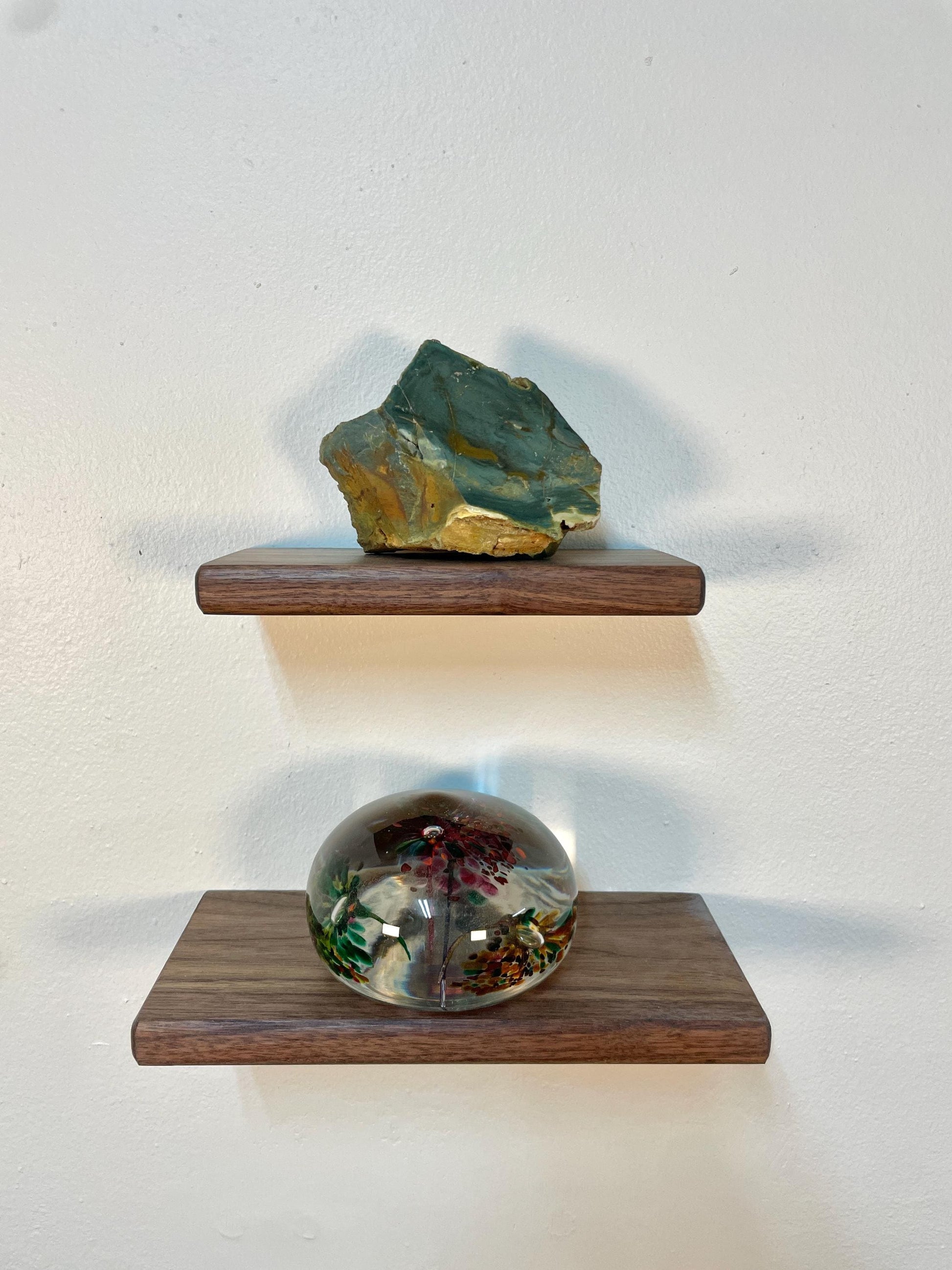 Custom Walnut Shelf | Rounded Edges | Small to Medium | Plant Shelves