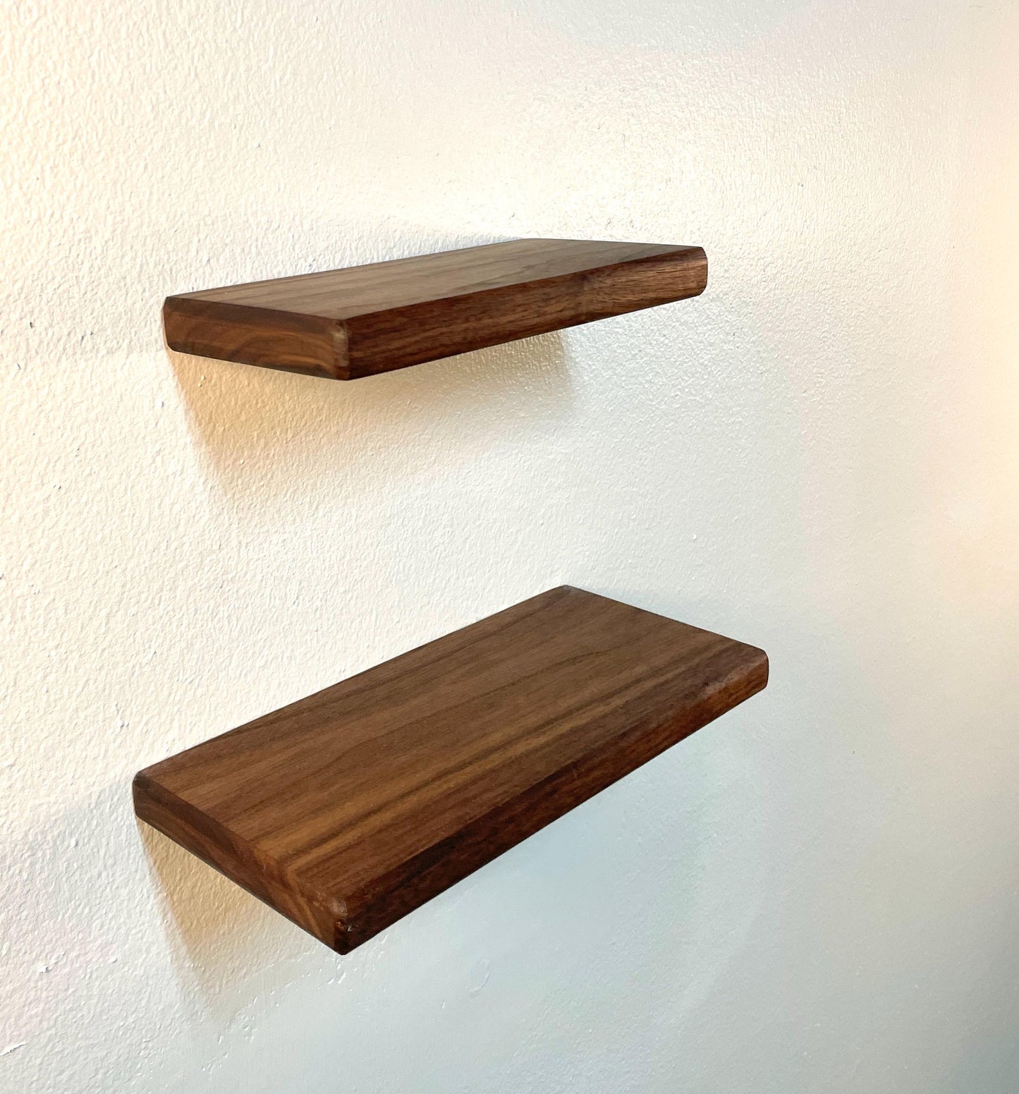 Custom Walnut Shelf | Rounded Edges | Small to Medium | Plant Shelves