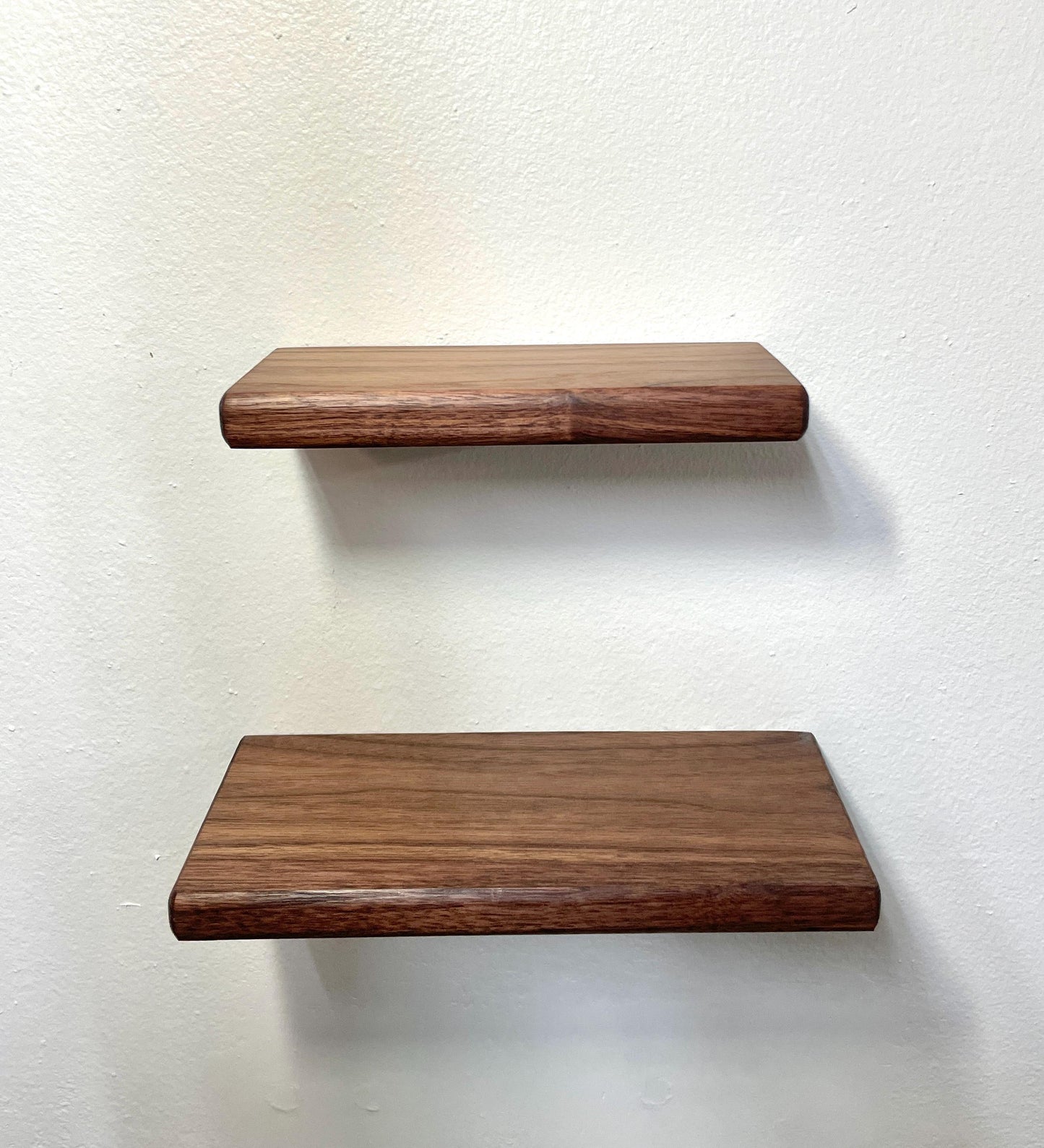 Custom Walnut Shelf | Rounded Edges | Small to Medium | Plant Shelves