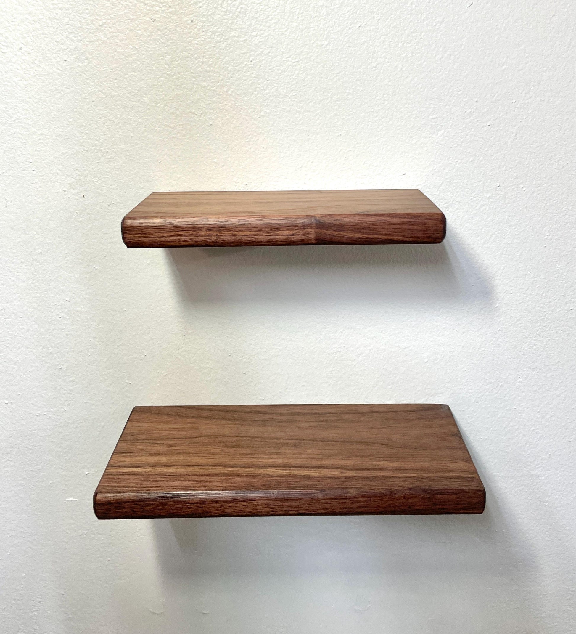 Custom Walnut Shelf | Rounded Edges | Small to Medium | Plant Shelves