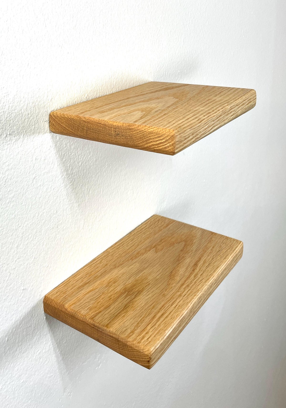 Oak Floating Shelf | Small to Medium | Miniature Shelves | Wood Wall Decor