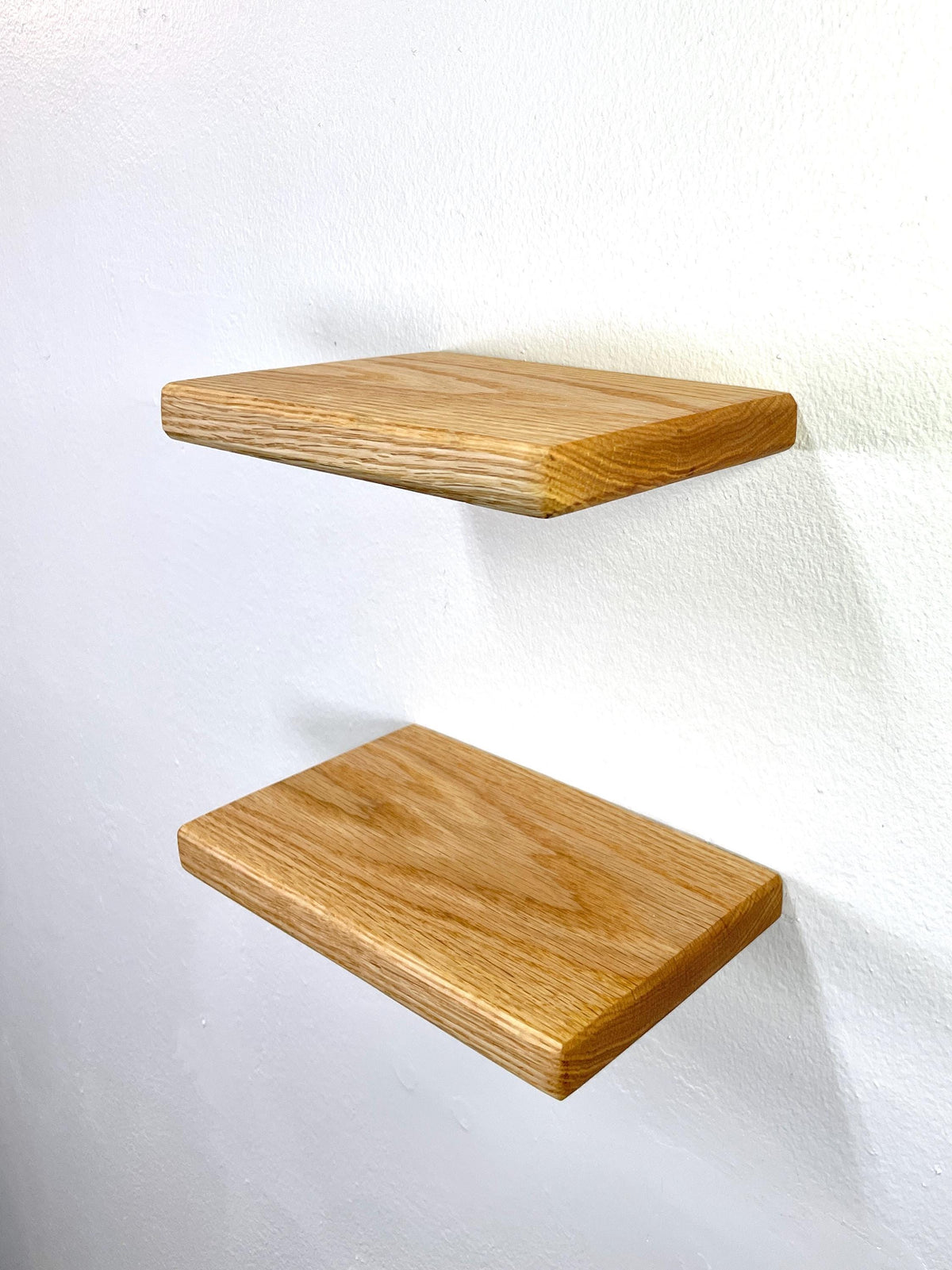 Oak Floating Shelf | Small to Medium | Miniature Shelves | Wood Wall Decor