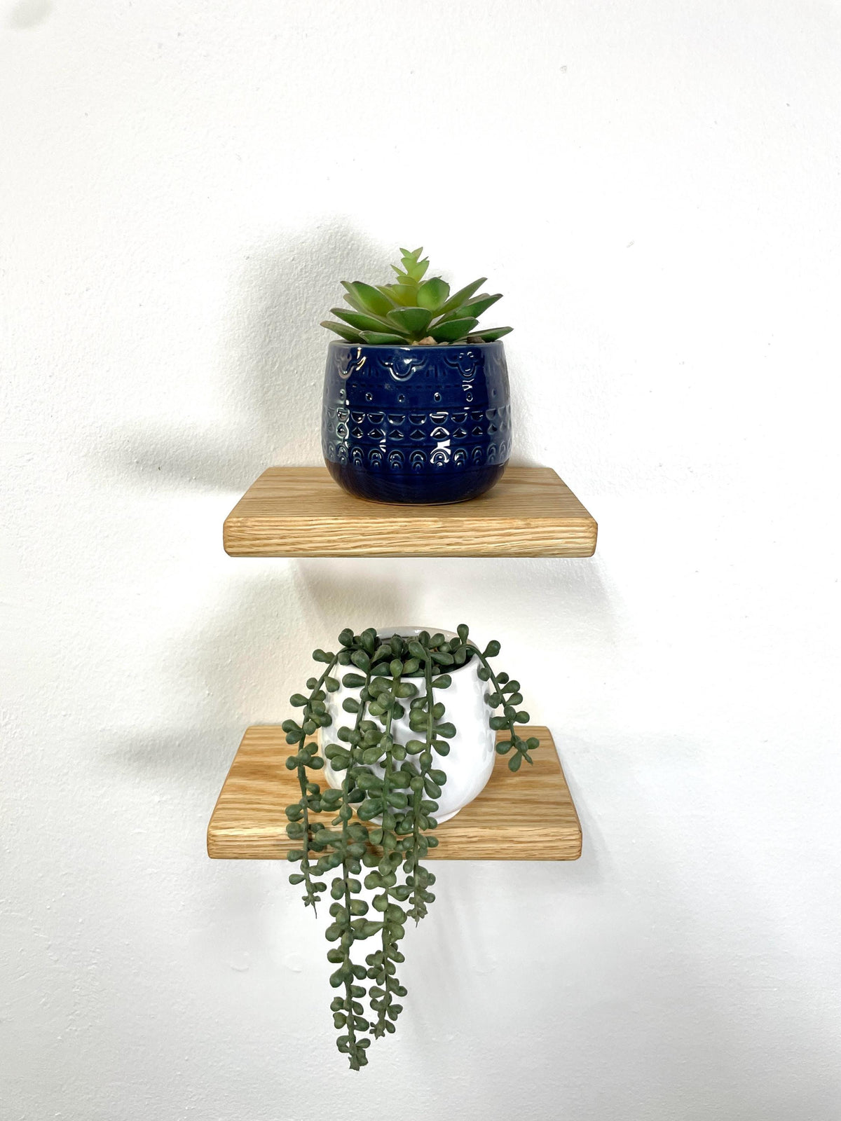 Oak Floating Shelf | Small to Medium | Miniature Shelves | Wood Wall Decor